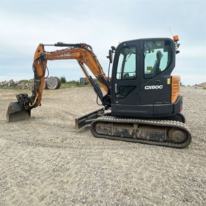 2017 para Case CX60C Mini Excavadora 6 Ton Crawler Buen estado Maquinaria usada Austria Núcleo de bajas horas Incluye Motor de motor - Product Image 2