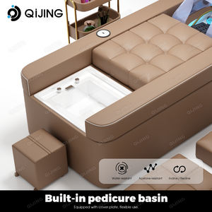 เตียงสปาผมไฟฟ้าหรูหราทันสมัย ปรับเอนนอนได้ พร้อมอ่างแช่เท้า สำหรับร้านทำผม - Product Image 4