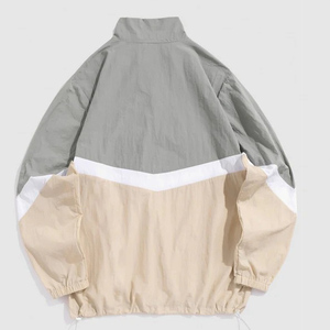 Ensemble short coupe-vent personnalisé unisexe pour hommes, vêtements de jogging d'été décontractés de couleur fendue en nylon de meilleure qualité respirant - Product Image 3