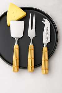 Ah สร้างสรรค์ชุดชีสสแตนเลสแบบปรับแต่งได้-มีคุณสมบัติแบบใช้แล้วทิ้งสำหรับหั่นและเกลี่ย - Product Image 4