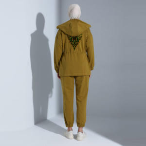 OEM Imprimé Islamique Femmes Ras Du Cou Survêtement Ensemble Vente En Gros Abaya Musulmane Robe Dubaï Dames 100% Coton Léger Respirant - Product Image 6