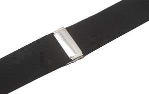 Stylish leather <b>suspenders</b> crafted with premium material ideal for formal suits casual outfits, or workwear formal wear." - Product Image 3