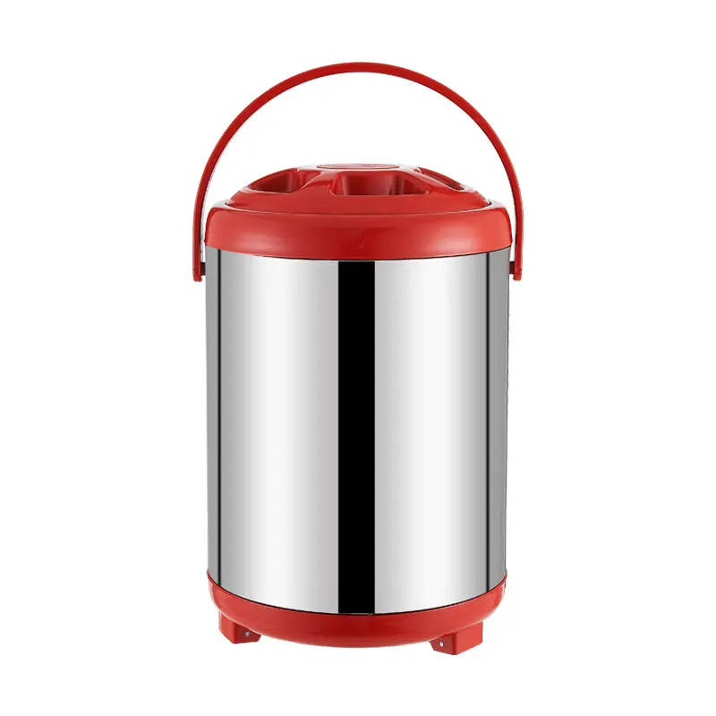 Stainless Steel Commercial Water & Hot Drink Dispenser Insulated Coffee Thermos Keep Warm Barrel Milk Tea Bucket