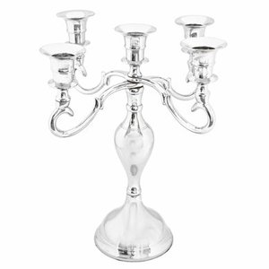 Candélabre de conception européenne de luxe article d'éclairage à la maison centres de table de salle à manger de mariage candélabre bougeoir en métal fait à la main - Product Image 3