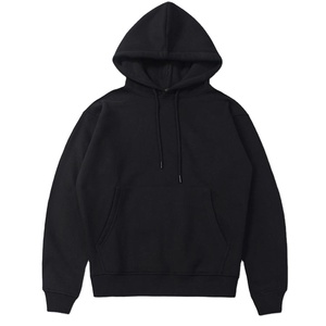 เสื้อฮู้ดผู้ชายโอเวอร์ไซส์แบบกำหนดเองสไตล์สตรีทแวร์เสื้อสเวตเชิ้ตแบบสวมหัวไม่มีลายสีพื้นพื้นสำหรับฤดูหนาว - Product Image 5