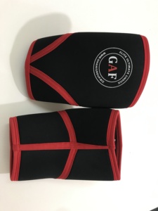 GAF 7 mm Genouillère de compression pour les squats Fitness Haltérophilie Huit Haltérophilie et Heavy Duty - Product Image 5
