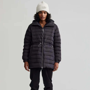 แจ็กเก็ตปลาปักเป้าสำหรับผู้หญิงเสื้อแจ็กเก็ตแบบมีซิปน้ำหนักเบาพิมพ์โลโก้ได้ตามต้องการสำหรับฤดูหนาว - Product Image 1