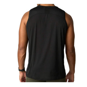 Camisetas de verano 280GSM 100% algodón pesado sin mangas transpirable de gran tamaño en blanco personalizado Puff logo para hombres camisetas - Product Image 5