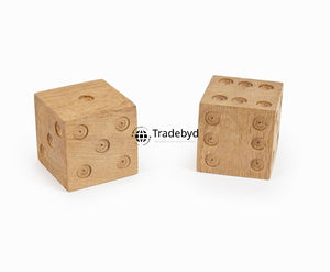 Dés en bois polyédriques artisanaux, 7 pièces, écologiques, durables, de luxe, naturels, pour les collectionneurs de jeux de société RPG, Tradebyd - Product Image 2