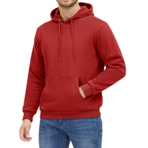 Factory Made 100% Cotton Fleece <b>Hoodie</b> for Men Custom Logo High Quality Heavyweight Regular Fit Pullover Sweaters Plain Design - Product Image 2