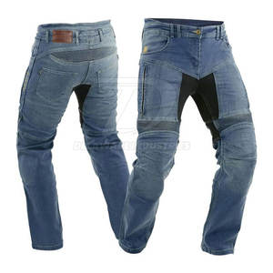 Jean de moto pour homme, renforcé, confortable, coupe flexible, parfait pour la sécurité à moto, le style et toutes les conditions routières - Product Image 4