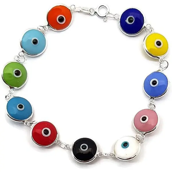 925 STERLING SILVER EVIL EYE BRACELET