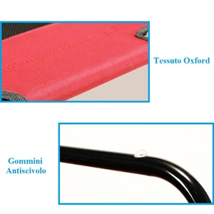 75x52x17 cm blu/rosso maglia traspirante pieghevole cane letto in metallo comodo letto per animali domestici - Product Image 2