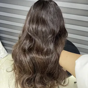 Vietnam meilleur fournisseur 100% cheveux crus perruques vietnamiennes Lily bouclés haute qualité expédition rapide 18 pouces