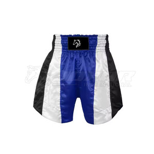 กางเกงขาสั้นผู้ชายแบบแห้งเร็วยืดหยุ่นน้ำหนักเบาทนทาน100% โพลีเอสเตอร์สำหรับชกมวยศิลปะการต่อสู้และฟิตเนส - Product Image 2
