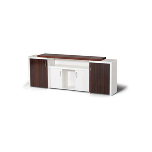 Best Sell Pasifik Modern White <b>Walnut</b> Executive Office Desk Set for Wholesale Export - Product Image 3
