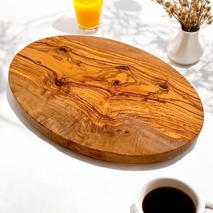 Plateau de service en bois d'olivier TIMELESS CRAFT pour hacher/couper/charcuterie/fromage |   Écologique, compatible lave-vaisselle, durable | - Product Image 5