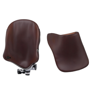 Asientos Dobles de Cuero con Soporte Trasero para Motocicletas Lambretta LI Special SX DL Serveta - Product Image 3