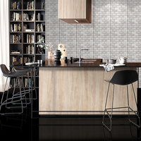 Design de luxe pour impression numérique Carreaux muraux en céramique 25x40 cm Surface brillante pour murs de cuisine et de salle de bain