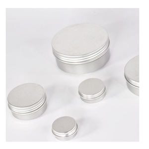 Boîtes en aluminium au prix d'usine, récipient en métal, pot rond en aluminium pour crème - Product Image 1