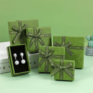 Caja de joyería de aguacate Caja de joyería vintage Collar Anillo Pendiente Paquete de regalo Almacenamiento Precio al por mayor - Product Image 4