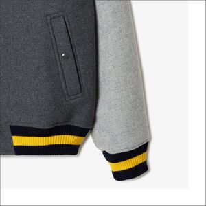 Chaqueta universitaria para hombre al mejor precio, logotipo frontal personalizado, Color sólido, alta calidad, temporada de invierno, estilo callejero hecho en Pakistán - Product Image 5