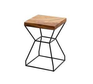 Mesa auxiliar de madera con forma cuadrada contemporánea al por mayor, diseño personalizado hecho a mano, decoración del hogar de tendencia superior para sala de estar y estudio - Product Image 1