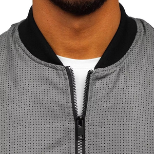 Chaquetas de Moda Personalizadas para Hombre, Talla Grande, Casuales, Impermeables, Ligeras, Cortavientos, Estilo Bomber para Golf - Product Image 4