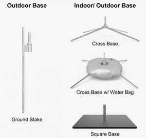 Bandiere personalizzabili per la pubblicità esterna bandiere di piume con asta di Base battenti per un'efficace promozione all'aperto - Product Image 3