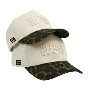 Custom 3D Embroidery Logo Performance Golf Cap 5-Panel Lightweight Hat With Adjustable Strapback Closure Camo <b>Webbing</b> <b>Strap</b> OEM - Product Image 6
