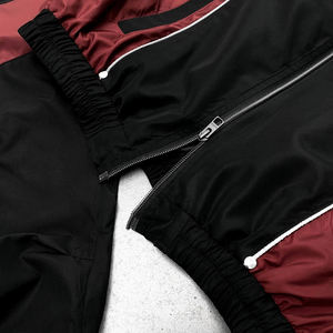 Conjunto de Chaqueta y Pantalones Ajustables, Cortavientos de Nailon, Trajes Deportivos para Hombre, Conjuntos Deportivos Personalizados Unisex con Logotipo - Product Image 4