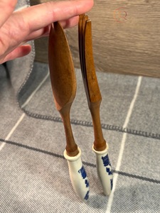 Juego de Cubiertos de Madera con Acabado Natural, Ligeros, Resistentes y Reutilizables - Product Image 3
