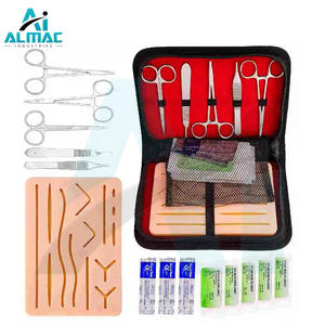 Kit d'outils de suture de pratique d'emballage personnalisé de haute qualité pour la formation de suture chirurgicale, instrument médical de kit de formation de compétences de suture - Product Image 2
