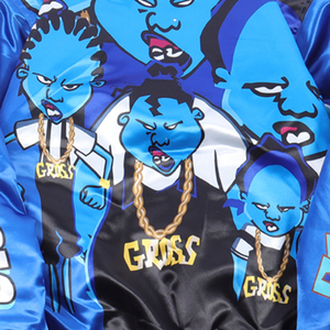 Áo khoác nam chất lượng cao thêu chữ nổi 3D vintage, thêu tùy chỉnh, logo tùy chỉnh - Product Image 5