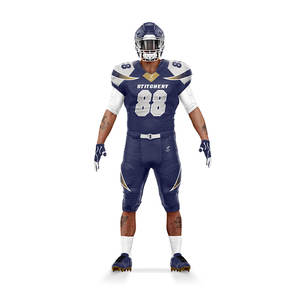 Uniforme de equipo de fútbol americano bordado personalizado nombre Número conjunto completo práctica Gamewear para hombres jóvenes - Product Image 2