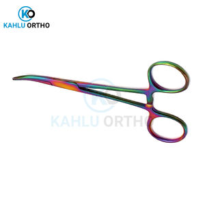 <b>Rainbow</b> Stainless Steel Curved Tip and Straight Tip Forceps for Locking Clamp Surgical Forceps by KAHLU ORTHOPEDIC - Product Image 5