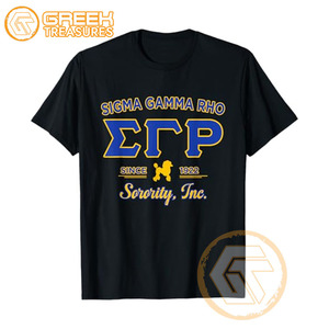 T-shirt personnalisé pour femmes Sigma Gamma Rho, vêtements de sororité, été, coton jersey respirant écologique, manches courtes, haut - Product Image 6