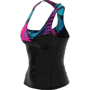 Débardeur d'été ajusté pour femme, personnalisable en gros, en coton pur et élasthanne, vierge, réglable, confortable, pour sublimation - Product Image 2