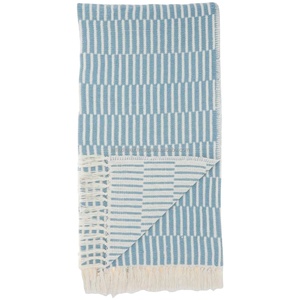 Manta de Jacquard de algodón 100% ecológica personalizada, manta decorativa de tejido suave para el hogar - Product Image 1