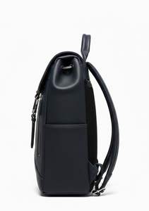 Sac à dos en cuir véritable de luxe avec nouvelle boucle pour homme, pour ordinateur portable et usage quotidien, sac d'école et de collège avec fermeture éclair latérale - Product Image 4