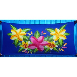 Pareos Hawaianos Pintados a Mano 100% Rayón de Alta Calidad, Ropa de Playa Personalizada al por Mayor, Cubierta para las Islas del Pacífico Asiático HPBU002-01-250 - Product Image 1