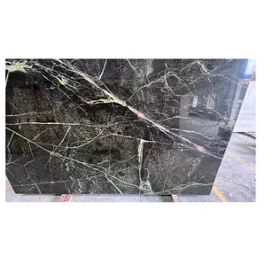 Direct Factory Supply Green Rain Forest Marble Natural Stone Slab for Wall Interior from Indian Supplier