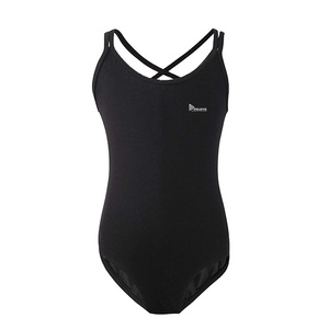 Leotardo de Ballet sin Mangas para Mujer, OEM, Liso, de Poliéster y Spandex, Transpirable, Tela Suave, para Danza, Gimnasia y Entrenamiento - Product Image 1