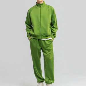 Combinaisons de survêtement en polyester à col rabattu pour femmes, veste à fermeture éclair, pantalon 100% polyester, survêtement d'hiver et d'été pour femmes - Product Image 5