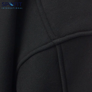 Boxy Fit sweat à capuche épais hommes blanc 100% coton polaire pull personnalisé poids lourd sweats à capuche et sweats en gros - Product Image 6