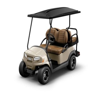 Carrito de golf eléctrico dorado de cuatro plazas al por mayor, carrito de golf todoterreno de aluminio personalizado de fábrica con tracción en las 4 ruedas, carritos de golf con características personalizadas - Product Image 4