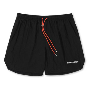 Short de sport imprimé personnalisé pour hommes Short de sport en nylon de 5 pouces Style décontracté motif solide poches Short de course Livraison DDP - Product Image 1