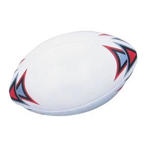 Ballon de rugby en cuir PU sur mesure, taille officielle professionnelle, entraînement, match, durable, extérieur, OEM, qualité supérieure, logo personnalisé - Product Image 1