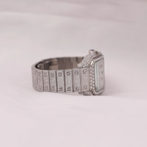 Montre de luxe pour homme Bracelet en or rose de créateur Attractive Iced VVS Cut Lab Grown Moissanite Diamond Classic Style Loose Gemstones - Product Image 3