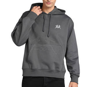 Sudadera con capucha versátil para hombre en material de algodón para uso en interiores y exteriores Sudadera con capucha básica para hombre con algodón hecho - Product Image 1